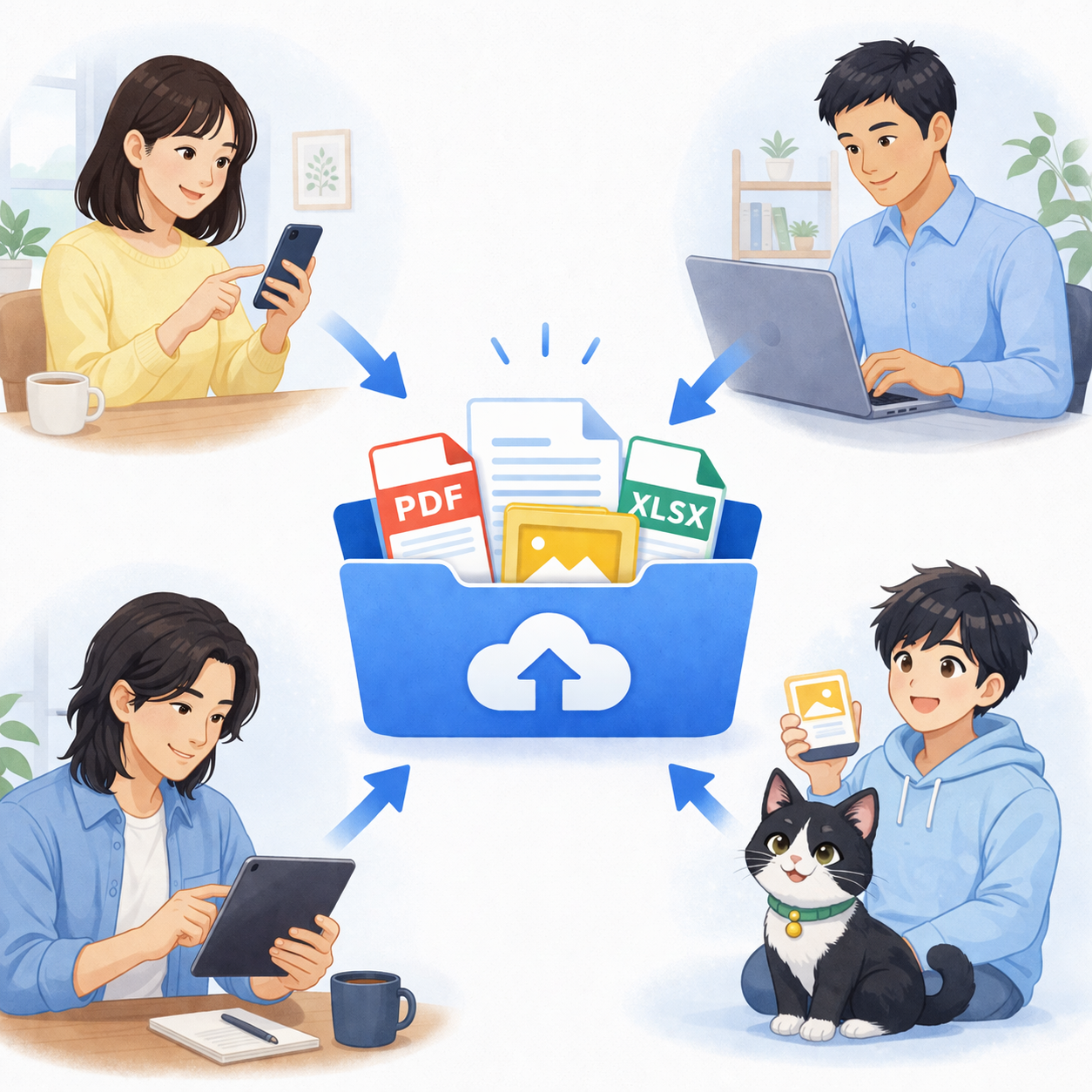 受け取る機能